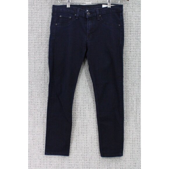 Rag & Bone Jeans Womens Size 29 Blue Dark Washed Legging Style Stretch Cotton - Picture 1 of 8